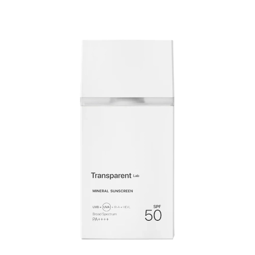 Transparent Lab - Mineral Sunscreen - Mineralinis Kremas su SPF50 Filtru - 100ml