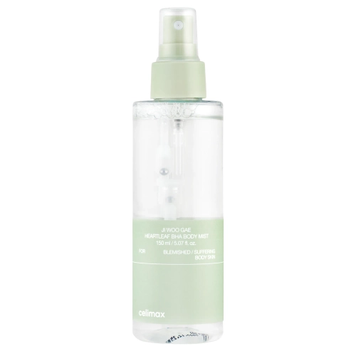 Celimax - Ji.Woo.Gae Heartleaf BHA Body Mist - Valomoji Kūno Dulksna su BHA - 150ml