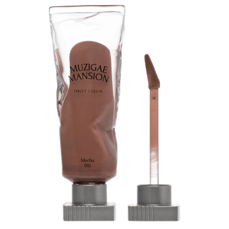 Muzigae Mansion - Objet Liquid - Ilgai Išliekantys Lūpų Dažai - #033 Mocha - 6g