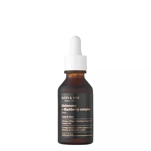 Mary&May - Idebenone and Blackberry Complex Serum - Nuo Senėjimo Serumas su Idebenonu – 30ml