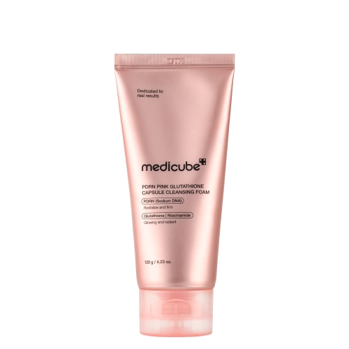 Medicube - PDRN Pink Glutathione Capsule Cleansing Foam - Valomosios Veido Prausimosi Putos - 120g
