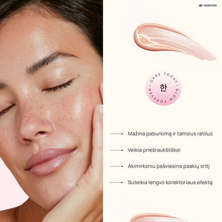 HanGlow - Darkless - Pink BB Eye Cream - Kremas - Maskuoklis Paakiams - 15ml