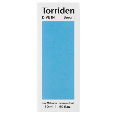 Torriden - Dive-In - Low Molecule Hyaluronic Acid Serum - Drėkinamasis Serumas su Mažos Molekulinės Masės Hialurono Rūgštimi ir Keramidais - 50ml