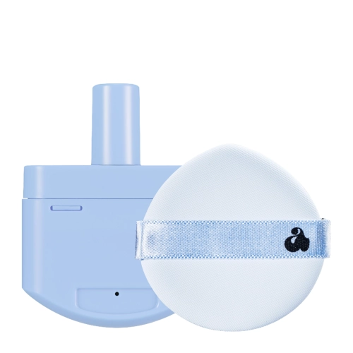 Unleashia - Babe Skin Baby Blue Cushion - Įdėklas + Kempinėlė – Cushion Tipo Makiažo Pagrindas - 21N Fluffy - 15g