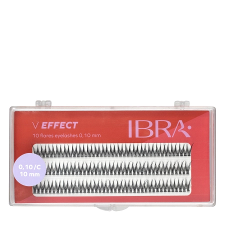 Ibra Makeup - Kuokšteliai V Effect 0,10 - 10mm - 60vnt