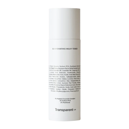 Transparent Lab - C4 Hydrating Milky Toner - Tonikas Stiprinantis Odos Hidrolipidinį Barjerą - 130ml
