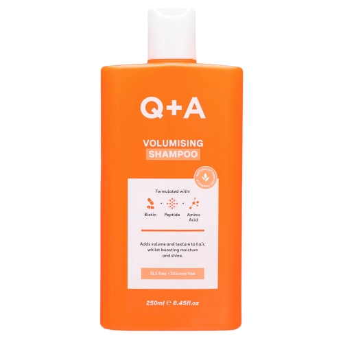 Q+A - Volumising Shampoo - Šampūnas su Biotinu ir Amino Rūgštimis Plaukų Apimčiai Didinti - 250ml