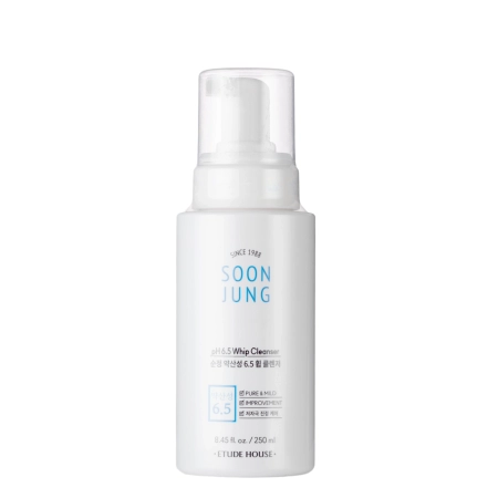 Etude House - Soon Jung pH 6,5 Whip Cleanser - Valomosios Veido Prausimosi Putos - 250ml