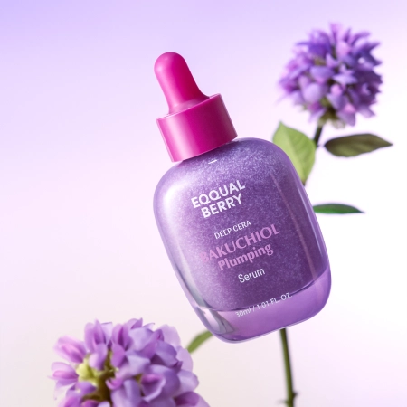 EQQUALBERRY - Bakuchiol Plumping Serum - Stangrinamasis ir Drėkinamasis Serumas su Bakuchiolu - 30ml