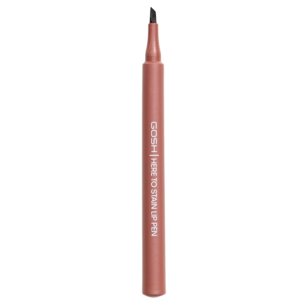 GOSH - Here To Stain Lip Pen - Ilgalaikis Lūpų Apvadas Rašiklyje - 006 Coffee Stain - 1ml