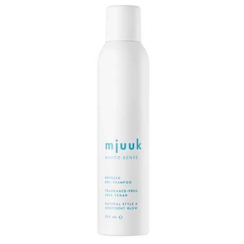 Mjuuk - Naked Sense Fragrance-free Refresh Dry Shampoo - Sausas Šampūnas Plaukams - Bekvapis - 250ml
