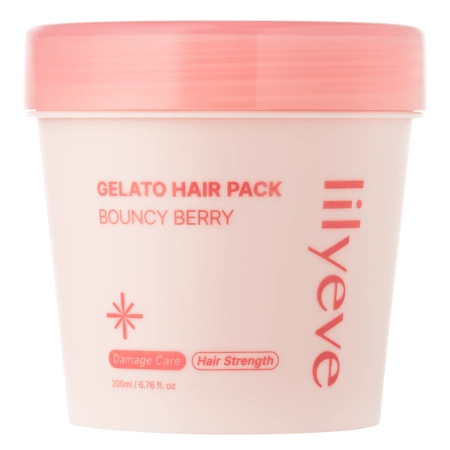 lilyeve - Repair:Turn Gelato Hair Pack - Stiprinamoji Plaukų Kaukė - Bouncy Berry - 200ml
