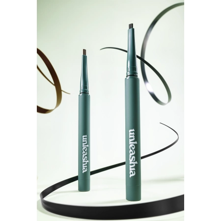 Unleashia - Easy Glide Flat Eyeliner - Plokščias Eyelineris - 02 Brown Mood - 0,15g