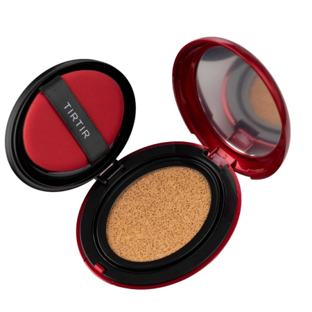 TIRTIR - Mask Fit Red Cushion - Ilgai Išliekantis Makiažo Pagrindas Pagalvėlėje - 27N Camel - 18g