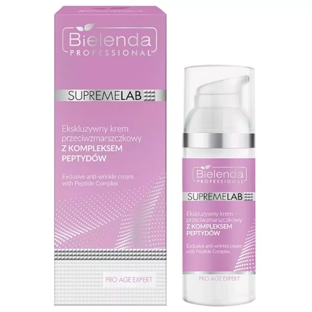  Bielenda Professional - Supremelab - Pro Age Expert - Exclusive Anti-Wrinkle Cream with Peptide Complex - Išskirtinis Kremas nuo Raukšlių su Peptidų Kompleksu - 50ml