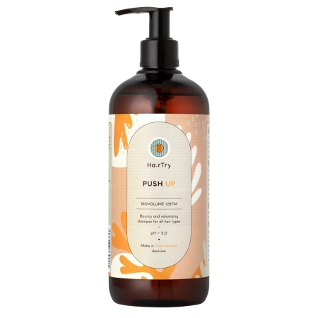 HairTry - Push Up - Šampūnas Suteikiantis Elastingumo ir Apimties - 500 ml