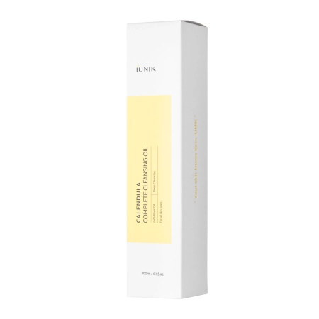 iUNIK - Calendula Complete Cleansing Oil - Makiažo šalinimo aliejus su medetkų ekstraktu - 200ml