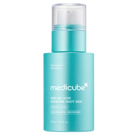 Medicube - Azelaic Acid Exosome Shot 2000 - Stimuliuojantis Serumas Su Mikrospygliukais Ir Azelaino Rūgštimi - 30ml