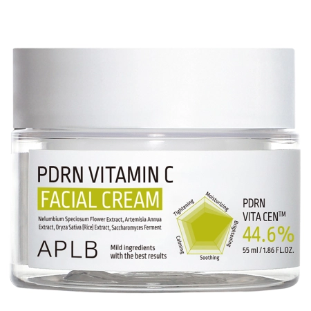 APLB - PDRN Vitamin C Facial Cream - Stangrinamasis Veido Kremas su Vitaminu C - 55ml 