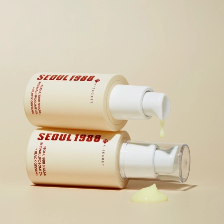 K-SECRET - SEOUL 1988 Serum : Retinal Liposome 2% + Black Ginseng - Stangrinamasis Serumas su Retinaliu - 30ml