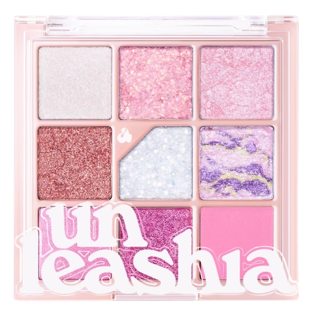 Unleashia - Glitterpedia Eye Palette - Veganiška Akių Šešėlių Paletė - 9 All of Pink Glitter - 6,6g
