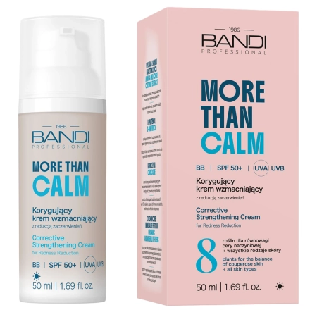 Bandi - More than Calm Koreguojantis Stiprinantis Kremas SPF 50+ su Paraudimų Mažinimu - 50ml