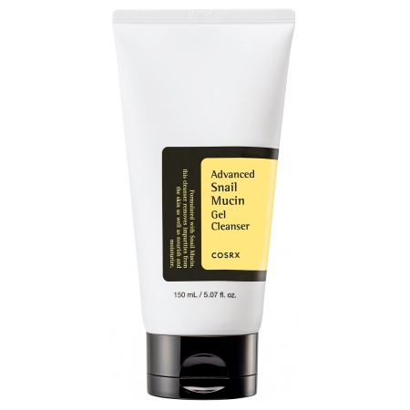 COSRX - Advanced Snail Mucin Power Gel Cleanser - Švelnus veido valymo gelis su sraigių gleivėmis ir gleivėmis - 150ml