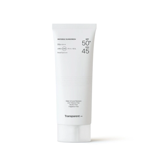 Transparent Lab - Invisible Sunscreen SPF50+ - Nematomas Apsauginis Kremas nuo Saulės - 100ml
