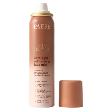 Paese - Ultra-Light Self Tanning Face Mist - Ultra Lengva Savaiminio Įdegio Veido Migla - 75ml