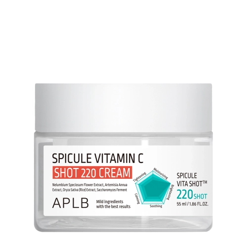 APLB - Spicule Vitamin C Shot 220 Cream - Mikroadatinis Kremas su Vitaminu C - 55ml