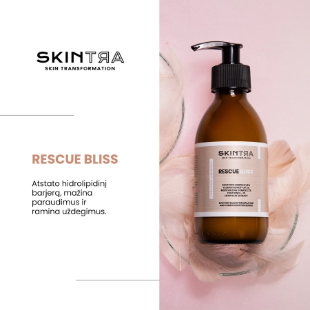 SkinTra - Rescue Bliss - Balzamas po Depiliacijos ir Kosmetologinių Procedūrų Veidui ir Kūnui - 200ml