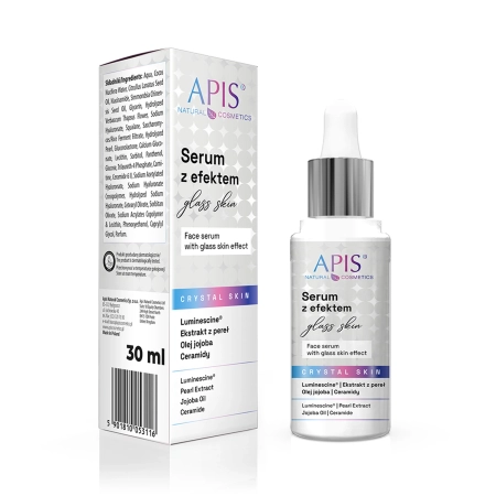 Apis - Crystal Skin - Veido Serumas su Glass Skin Efektu - 30ml