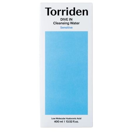 Torriden - Dive In - Low Molecular Hyaluronic Acid Cleansing Water - Drėkinamasis Micelinis Vanduo - 400ml