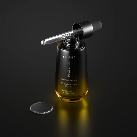 KORIKA - Korean Heritage Hydrolyzed Collagen Premium Rejuvenating Serum - Atkuriamasis Veido Serumas su Kolagenu - 30ml