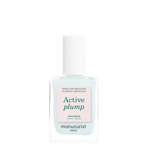 Manucurist - Active - Active Plump - Puoselėjamasis Nagų Lakas 2in1 - Aqua Glazed - 15ml