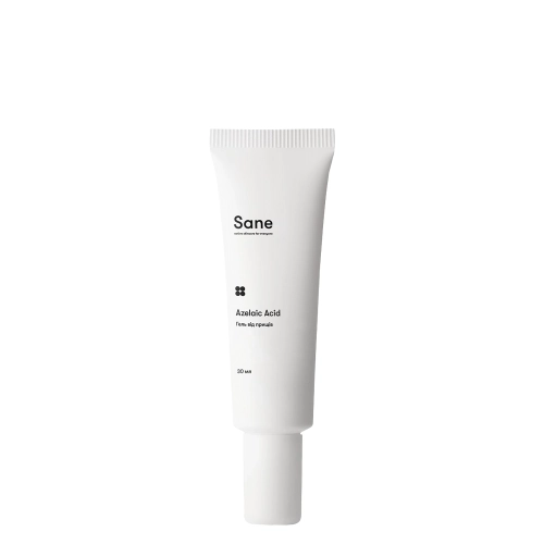 Sane - Azelaic Acid Anti-Acne Gel - Azelaino Rūgšties Gelis nuo Spuogų - 30ml