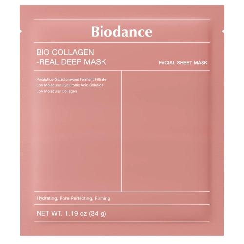 Biodance - Bio-Collagen Real Deep Mask - Stangrinamoji Kolageninė Veido Kaukė - 1 vnt/34g