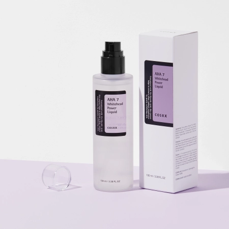 COSRX - AHA 7 Whitehead Power Liquid - Šveičiamasis Skystis su Natūralia AHA Rūgštimi - 100ml