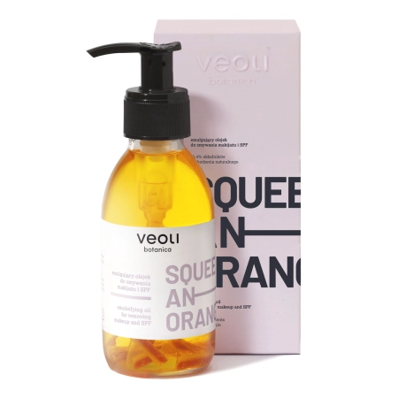 Veoli Botanica - Squeeze an Orange - Emulguojantis Aliejus Makiažui ir SPF Valyti - 147,4ml