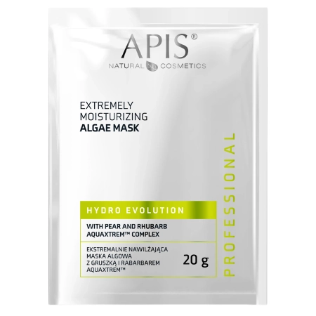 Apis - Hydro Evolution - Drėkinamoji Dumblių Kaukė su Kriauše ir Rabarbaru AQUAXTREM™ - 20g