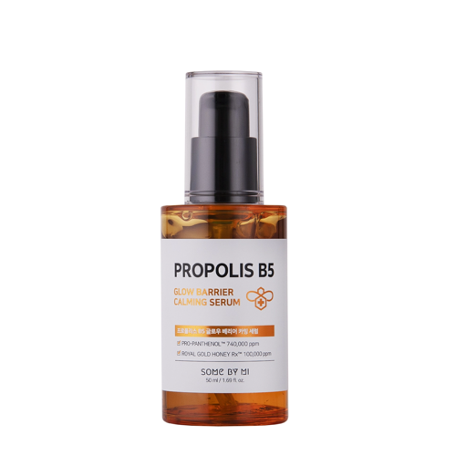 Some By Mi - Propolis B5 Glow Barrier Calming Serum - Atstatomasis serumas su propoliu ir niacinamidu - 50ml