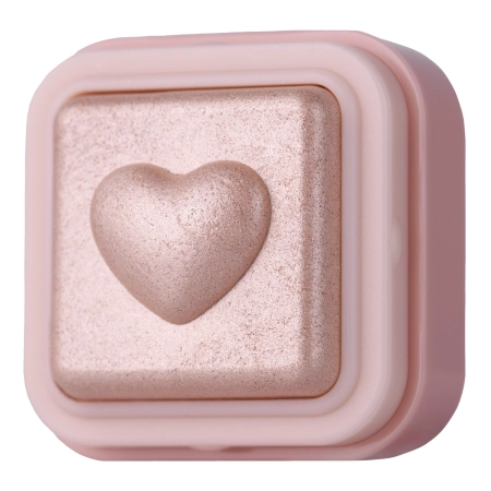 Colorgram - Milk Bling Heartlighter - Veido Švytėjimo Priemonė - 01 Peach Heart - 2.2g