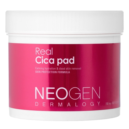 Neogen - Dermalogy Real Cica Pad - Šveičiamieji ir Raminamieji Veido Diskeliai - 90vnt/150ml