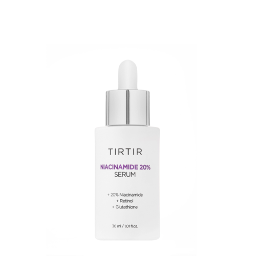 TIRTIR - Niacinamide 20% Serum – Šviesinamasis ir Stangrinamasis Veido Serumas su Niacinamidu ir Retinoliu – 30 ml