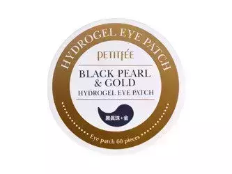 Petitfee - Black Pearl & Gold Eye Patch - Hidrogeliniai Paakių Padeliai - 60vnt.