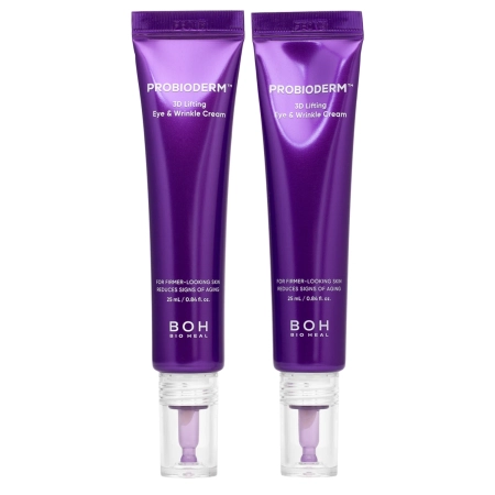 BIOHEAL BOH - Probioderm 3D Lifting Eye & Wrinkle Cream - Nuo Senėjimo Paakių Kremų Rinkinys - 2x25ml