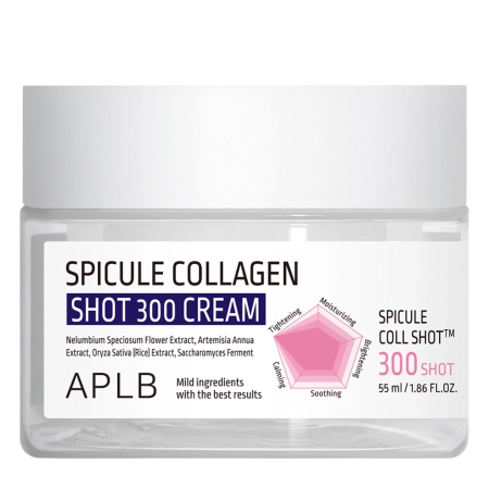 APLB - Spicule Collagen Shot 300 Cream - Kolageno Kremas su Mikro Adatėlėmis - 55ml