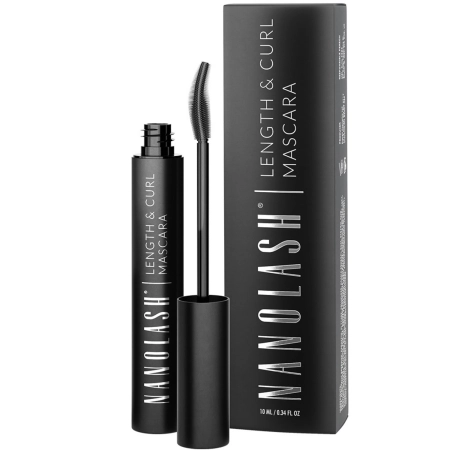 Nanolash - Length&Curl Mascara - Blakstienų Tušas Ilginantis ir Riestantis - 10ml