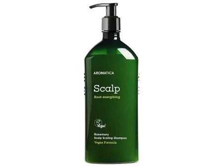 Aromatica - Rosemary Scalp Scaling Shampoo - Valomasis Rozmarinų Šampūnas - 400 ml