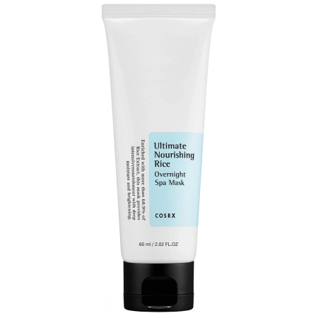 COSRX - Ultimate Nourishing Rice Overnight Spa Mask - Maitinamasis Naktinis Kremas su Ryžių Ekstraktu - 60ml